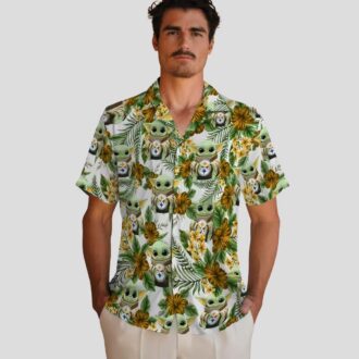 Pittsburgh Steelers Yoda Green Hawaiian Shirt, NFL Tropical Summer Outfit for Men