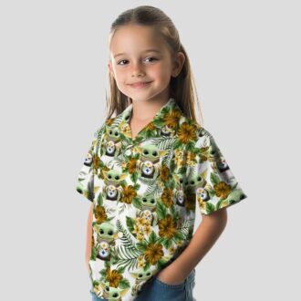 Pittsburgh Steelers Yoda Green Hawaiian Shirt, NFL Tropical Summer Outfit for Men