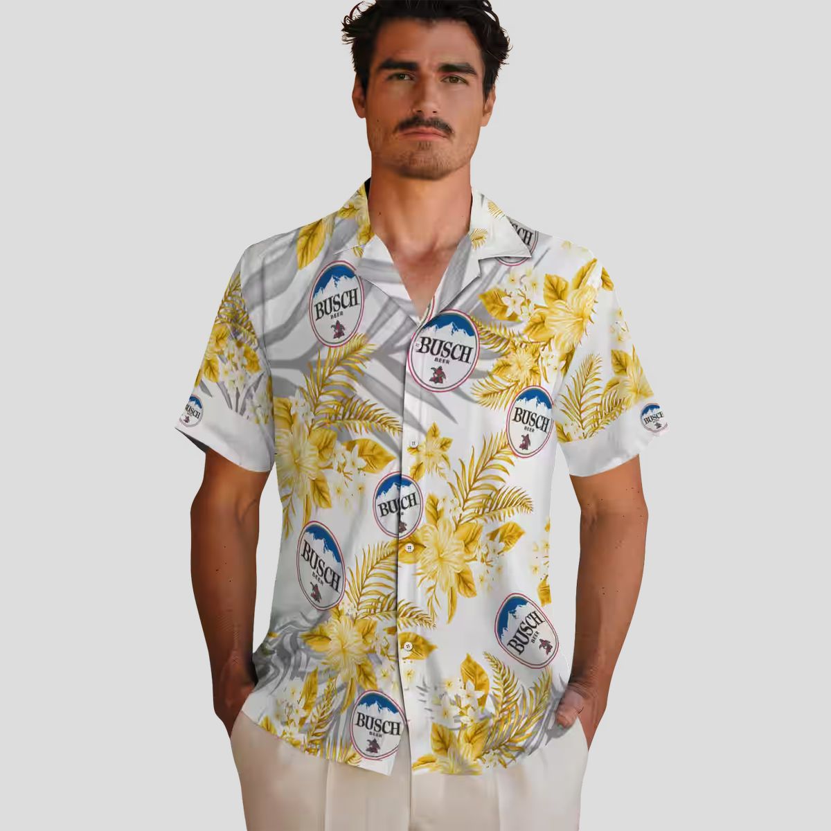 Steelers Hibiscus Palm Hawaiian Shirt, Summer Beach & Tailgate Party Outfit