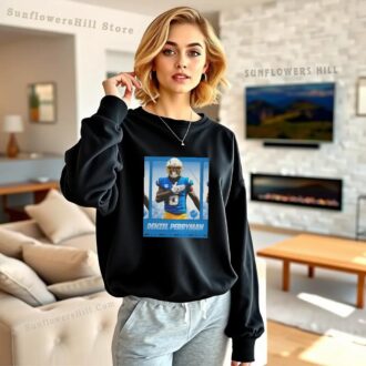 Alternative view of Denzel Perryman Agreed to Terms T-Shirt, NFL Bolt Up Los Angeles Chargers Linebacker Tee