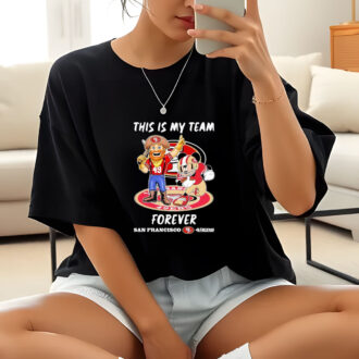 Funny Mickey & Mascot San Francisco 49ers Shirt, Vintage Cartoon Football Tee