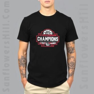 Limited Edition Gonzaga Bulldogs 2025 WCC Champions Shirt, NCAA Basketball Gift for Fans