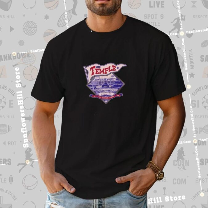 Texas Rangers The Temple in Arlington 1994 Vintage Baseball T-Shirt