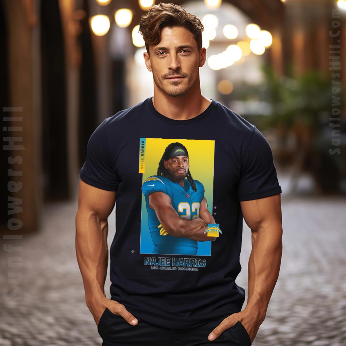 Limited Edition Najee Harris Los Angeles Chargers Shirt - New Era, New Energy
