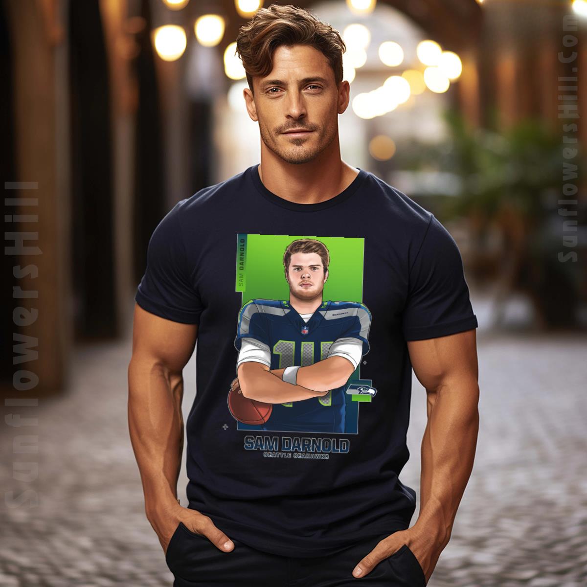Seattle Seahawks QB Sam Darnold Shirt - Game Day Football Tee