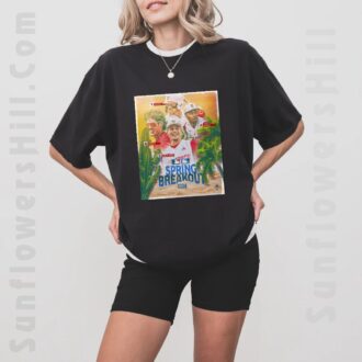 2025 MLB Spring Breakout NC State Wolfpack Baseball Poster T-Shirt with Cozart, Serrano III, Butterworth, Groover