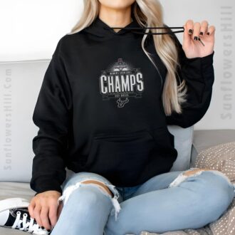 2025 USF South Florida Bulls AAC Women's Basketball Tournament Champions T-shirt