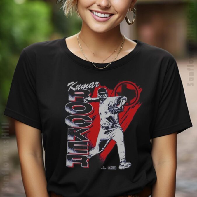 Kumar Rocker Retro Grunge Texas Rangers MLBPA T-Shirt 2025 Painting Official Design
