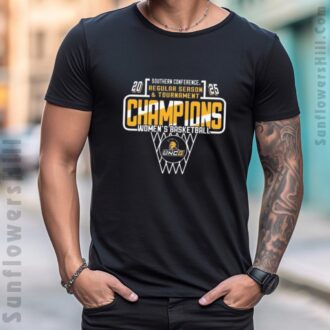 UNCG Spartans 2025 SoCon Women's Basketball Champion T-Shirt - Celebrate the Southern Conference Victory