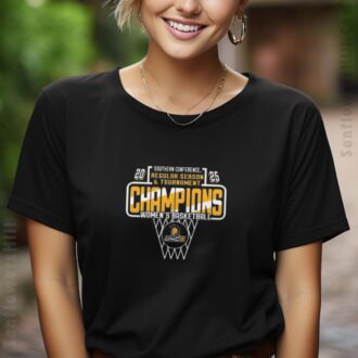 UNCG Spartans 2025 SoCon Women's Basketball Champion T-Shirt - Celebrate the Southern Conference Victory
