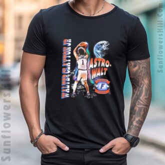 Astro Walt Florida Gator Basketball T-Shirt - Walter Clayton Jr. Alter Ego Design