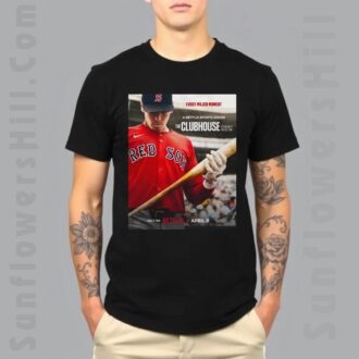 Boston Red Sox Official Netflix Series T-Shirt - Every Major Moment A Year with the Red Sox April 2025 Poster