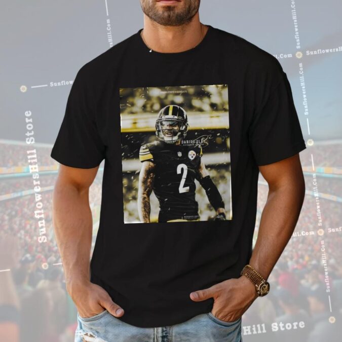 Darius Slay Pittsburgh Steelers Super Bowl Signature T-Shirt - Mississippi State Bulldogs Fan Gear