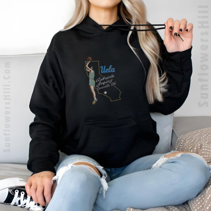 Gabriela Jaquez UCLA Bruins Basketball T-Shirt - Unique Camarillo CA Painting Art