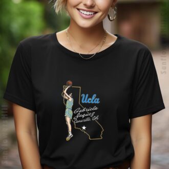 Gabriela Jaquez UCLA Bruins Basketball T-Shirt - Unique Camarillo CA Painting Art
