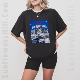 Kansas Jayhawks vs UCF Knights NCAA Basketball Shirt - Harris, Adams, Dickinson & More
