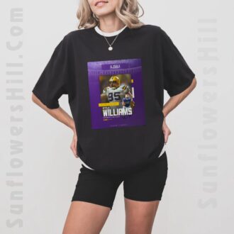 Kyle Williams LSU Tigers T-Shirt - Geaux Tigers Football Defensive Line Coach