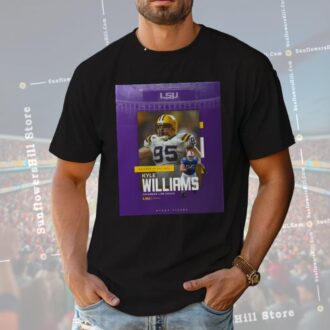 Kyle Williams LSU Tigers T-Shirt - Geaux Tigers Football Defensive Line Coach