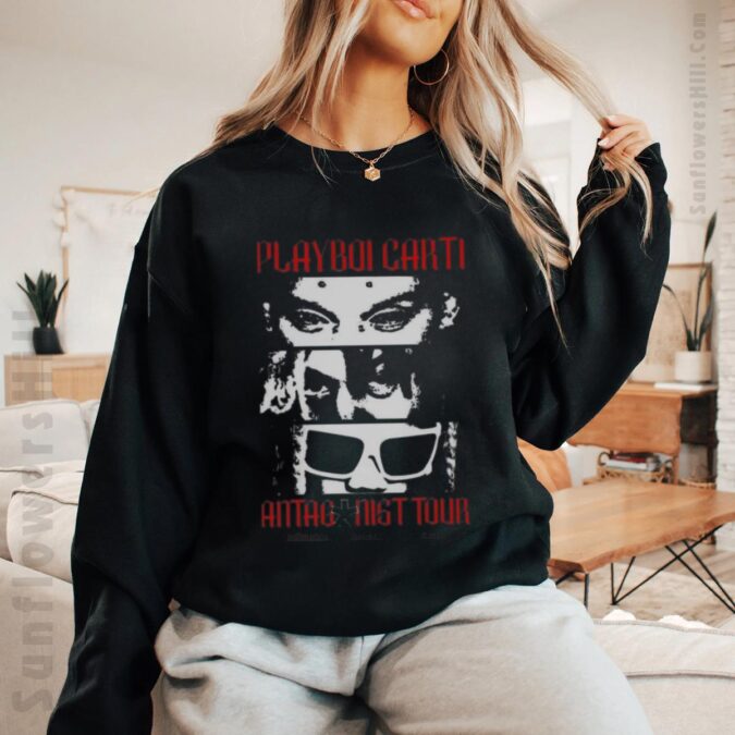 Playboi Carti Antagonist Tour 2025 Painting Shirt - Ken Carson, Destroy Lonely & Homixide Gang