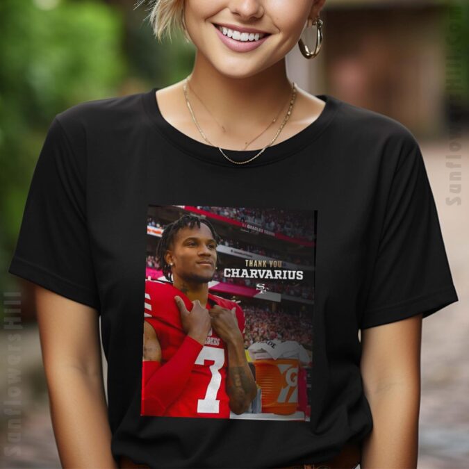 San Francisco 49ers Thank You Charvarius Ward T-Shirt - Limited Edition Poster Design
