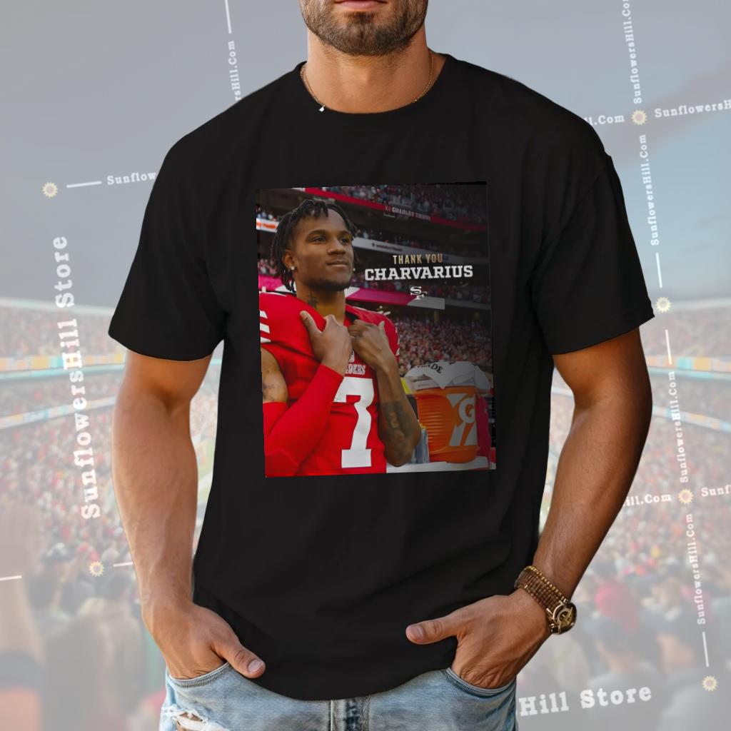 San Francisco 49ers Thank You Charvarius Ward T-Shirt - Limited Edition Poster Design