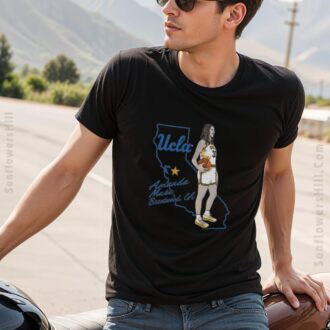 Amanda Muse UCLA Bruins Basketball T-Shirt - Brentwood CA Athlete Gift