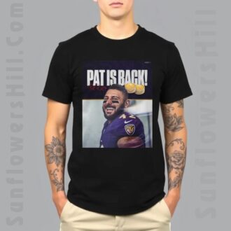 Baltimore Ravens Pat Ricard Poster T-Shirt - NFL Football Star Is Back