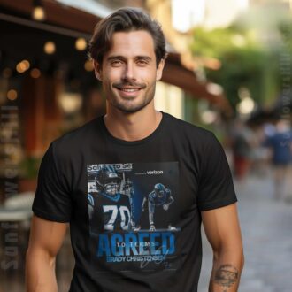 Carolina Panthers Brady Christensen Signature T-Shirt - Keep Pounding NFL Football Tee