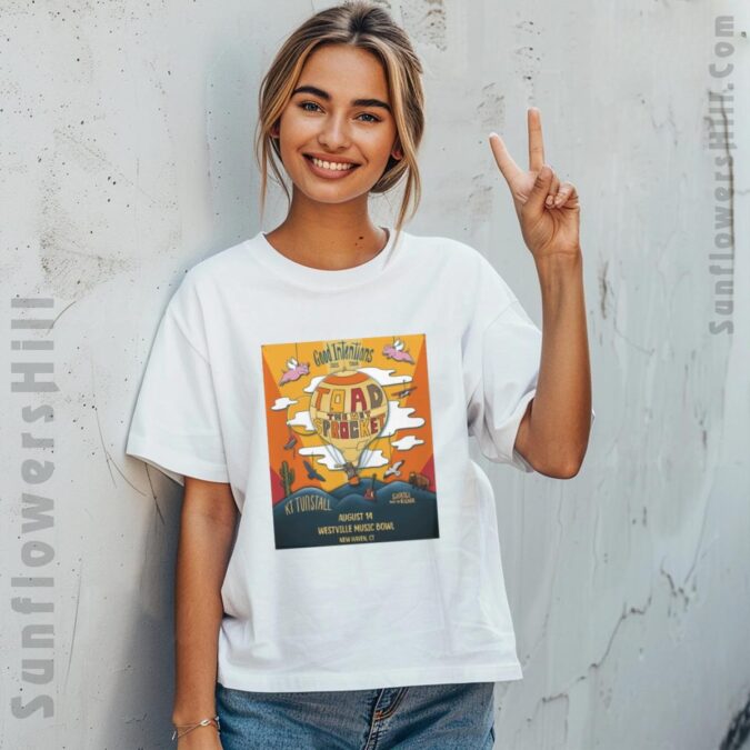 Exclusive Good Intentions Tour 2025 Shirt - Toad the Wet Sprocket & KT Tunstall Aug 14 New Haven