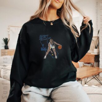 Londynn Jones UCLA Bruins Basketball Graphic Tee - Hometown Riverside CA Tribute