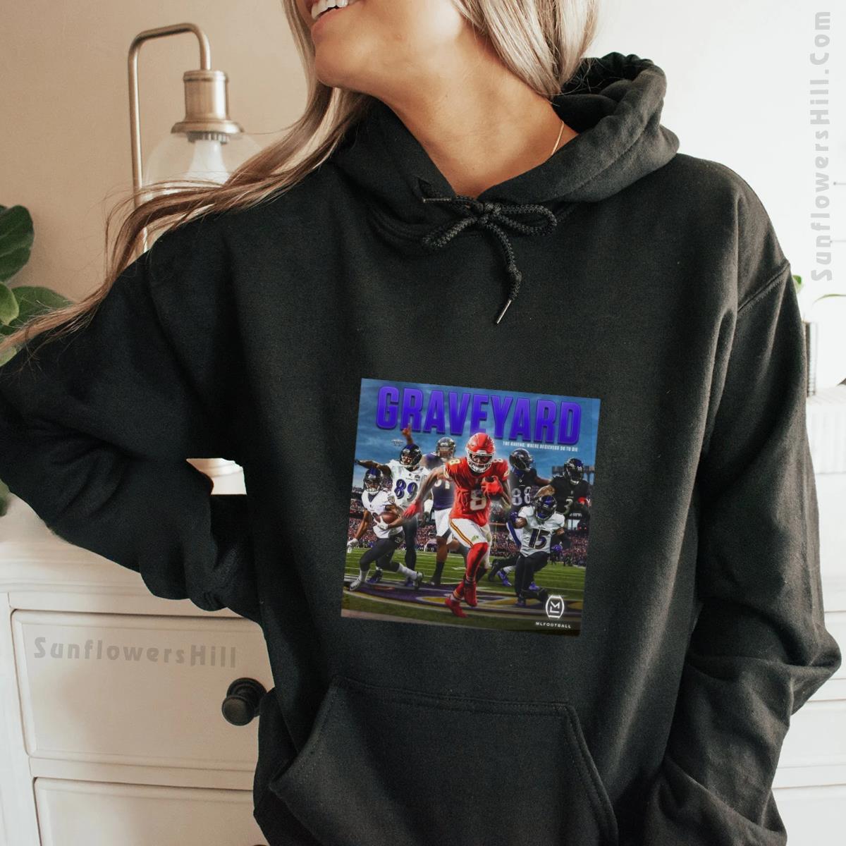 NFL Baltimore Ravens Wide Receivers Graveyard T-shirt - Dez Bryant, OBJ, Steve Smith & More