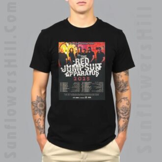 The Red Jumpsuit Apparatus 2025 Tour T-Shirt - Eastside Bowl, Nashville