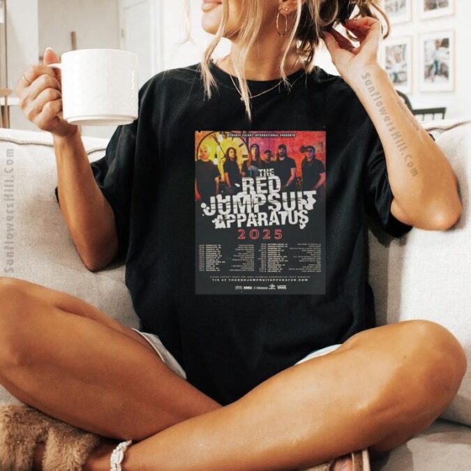 The Red Jumpsuit Apparatus 2025 Tour T-Shirt - Eastside Bowl, Nashville