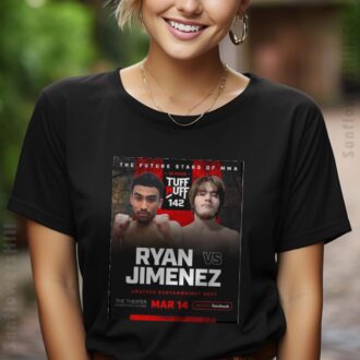 Future Stars of MMA 30 Years Tuff-N-Uff 142 Ryan vs Jimenez T-shirt - Limited Edition