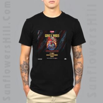 Guns N' Roses Mumbai 2025 Tour Concert T-Shirt - What You Want & What You Get