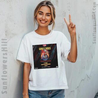 Guns N' Roses Mumbai 2025 Tour Concert T-Shirt - What You Want & What You Get