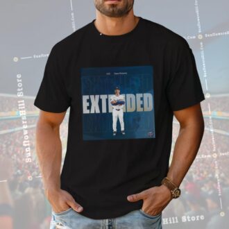 Los Angeles Dodgers World Series Champion Manager Dave Roberts 4-Year Contract T-Shirt
