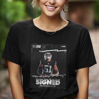 Malcolm Koonce Return of the Malc T-Shirt - Official Poster Las Vegas Raiders Football Tee