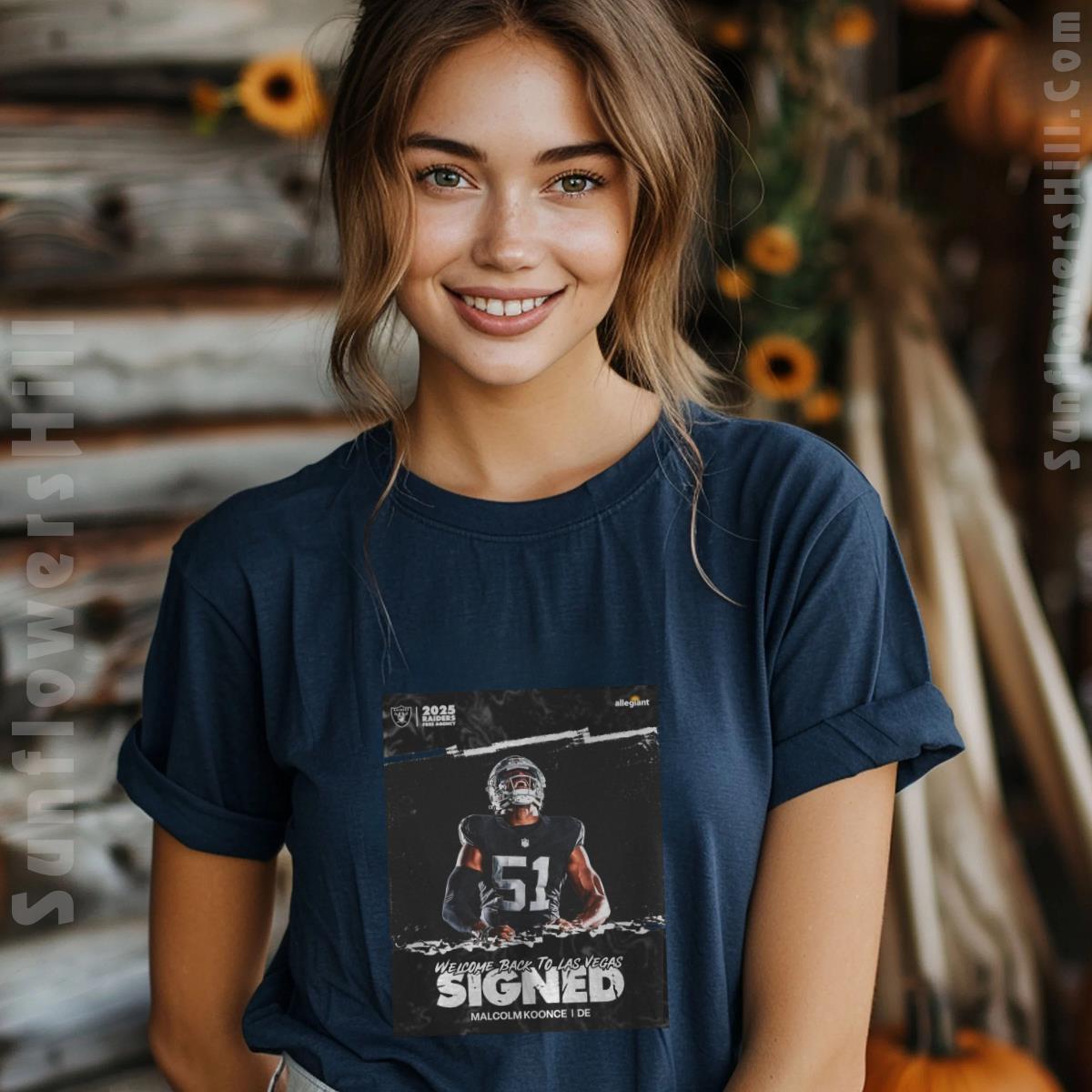 Malcolm Koonce Return of the Malc T-Shirt - Official Poster Las Vegas Raiders Football Tee
