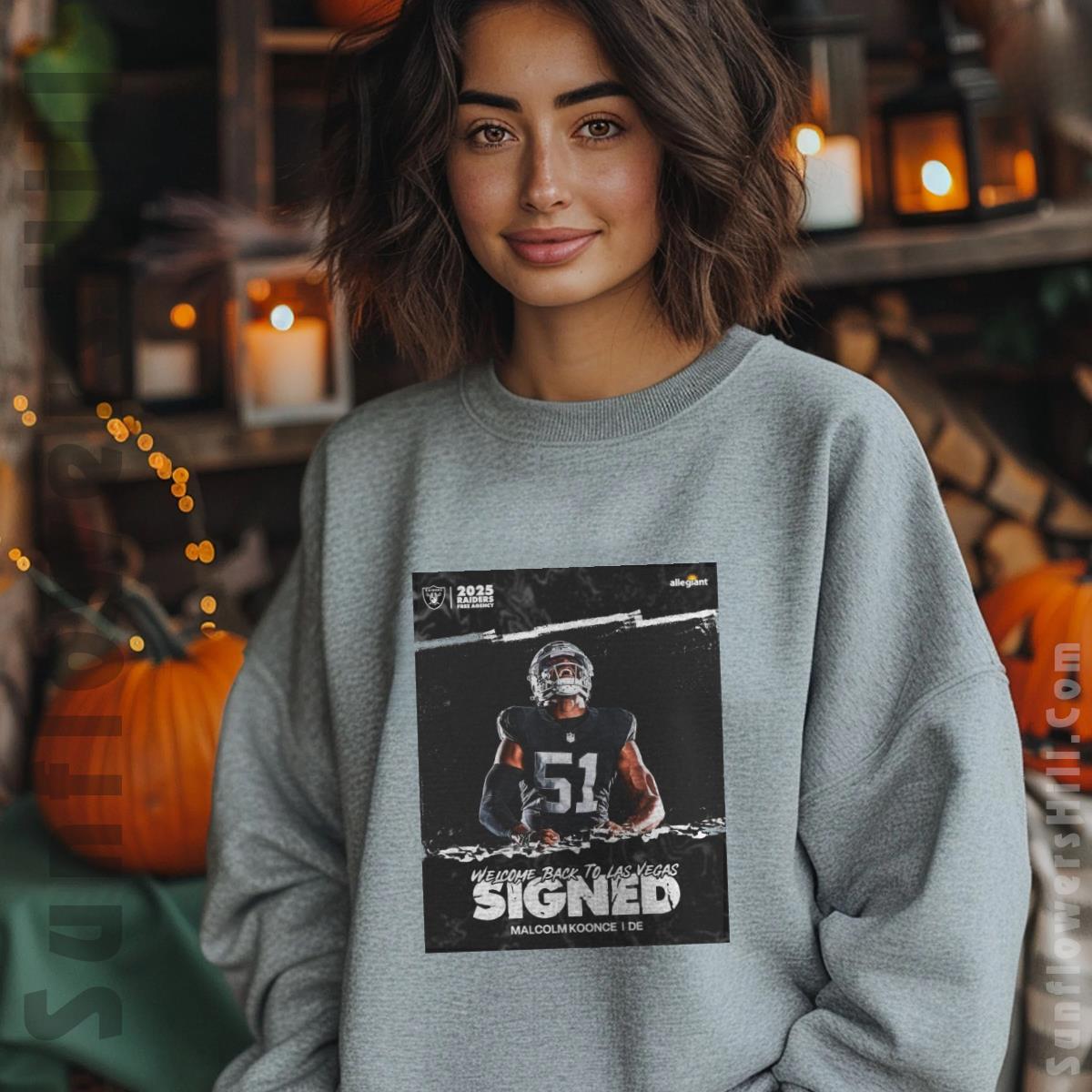 Malcolm Koonce Return of the Malc T-Shirt - Official Poster Las Vegas Raiders Football Tee