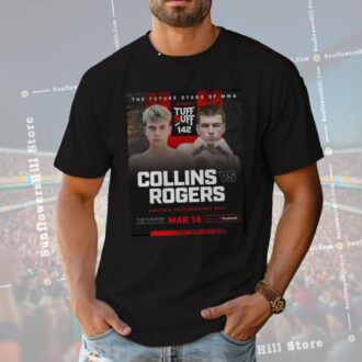 MMA Fight Night T-Shirt - Tuff-N-Uff 142 Collins vs Rogers Amateur Featherweight Match