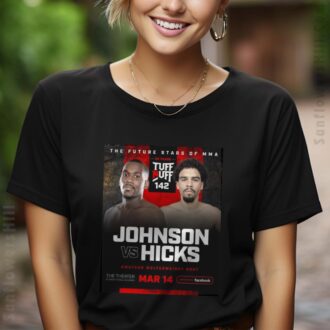 Tuff-N-Uff 142 Johnson vs Hicks Fight Night T-Shirt - Welterweight Bout