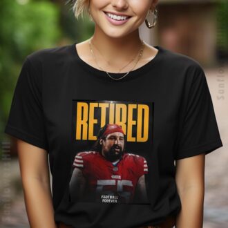 Jon Feliciano Retirement Tribute T-Shirt, San Francisco 49ers NFL Football Fan Gift for Women