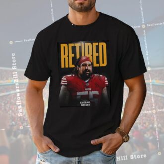 Jon Feliciano Retirement Tribute T-Shirt, San Francisco 49ers NFL Football Fan Gift for Men
