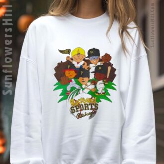Backyard Sports Pittsburgh Pirates Shirt, MLB 2025 Cartoon Baseball T-Shirt