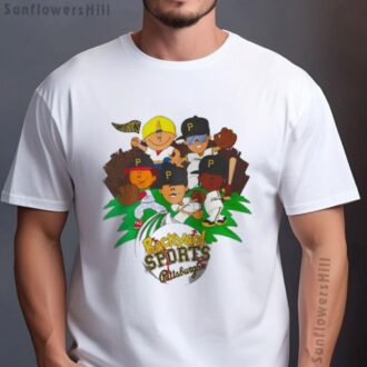 Backyard Sports Pittsburgh Pirates Shirt, MLB 2025 Cartoon Baseball T-Shirt