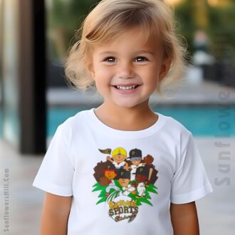 Backyard Sports Pittsburgh Pirates Shirt, MLB 2025 Cartoon Baseball T-Shirt