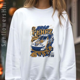 Brad Perez NASCAR 2025 On The Prowl T-Shirt - FIU & KSDT CPA Painting Design