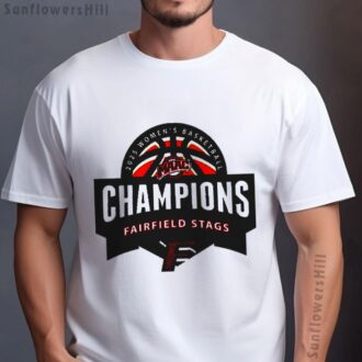 Fairfield Stags 2025 MAAC Women’s Basketball Champions T-Shirt - College Basketball Fan Apparel