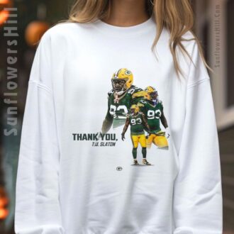 Green Bay Packers T.J. Slaton NFL 2025 Commemorative T-Shirt - Thank You Edition